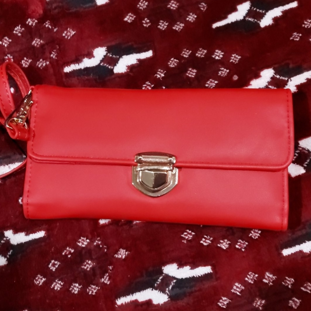 A red wallet